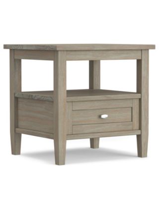 Simpli Home - Warm Shaker End Table