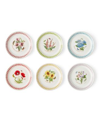 Botanic Garden Meadow Assorted Bread Plates, Set of 6 image