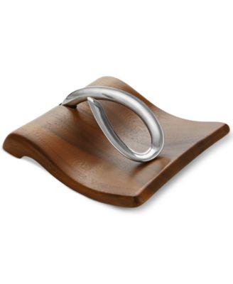 Nambe Breeze 9" Napkin Holder image