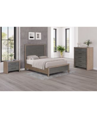 CLOSEOUT! Portmore 3pc California King Set (Panel Bed, Chest & 2-Drawer Nightstand with soft close drawers), Created for Macy's image