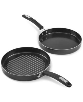 Cuisinart - Ceramic Nonstick Grill Pan & Griddle Set