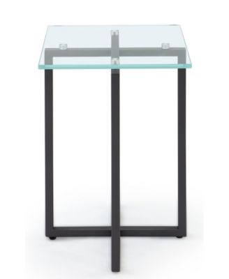 Emila 14" Square Glass Mix and Match Martini Table image