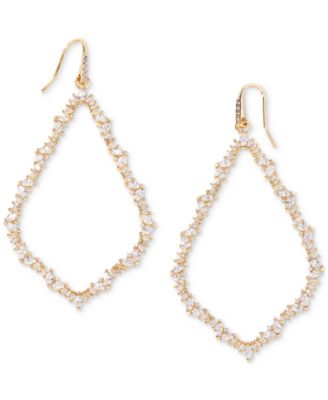 Kendra Scott - 14k Gold-Plated Crystal Open Frame Statement Earrings