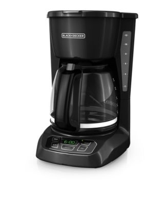 Black & Decker - 12-Cup Programmable Glass Carafe Coffeemaker