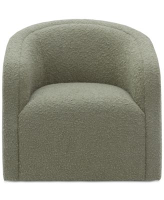 Reiter Fabric Accent Swivel Chair, Exclusively at Macy's image