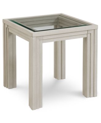 CLOSEOUT! Cascade 24" Glass Top End Table image