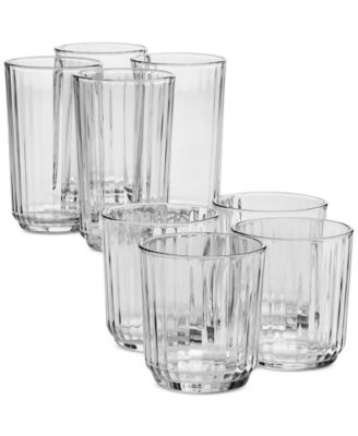 Arch Studio - Fluted Glasses, Set of 8