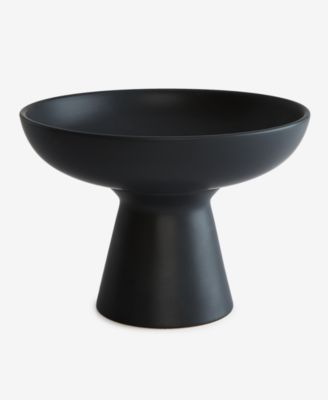 The Cellar - Matte Black Footed Bowl