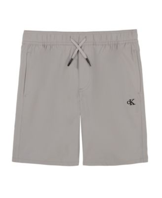 Calvin Klein - Boys 8-20 Embroidered Monogram Tech Shorts