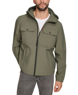 Levi's - Men's Hooded Rain Jacket