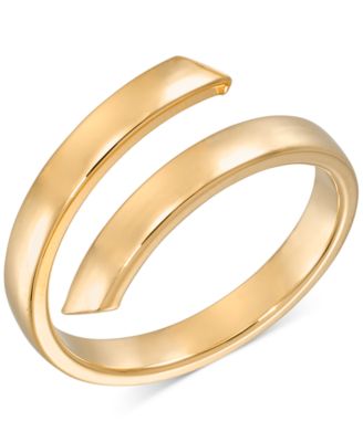 Macy's - Spiral Ring in 10k Yellow Gold