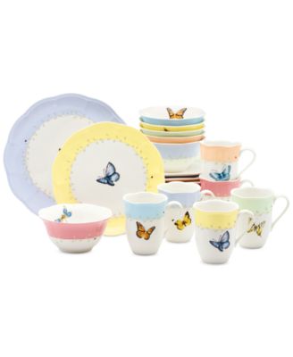 Butterfly Meadow Color 24 Pc. Dinnerware Set, Service for 6, Exclusively at Macy's image