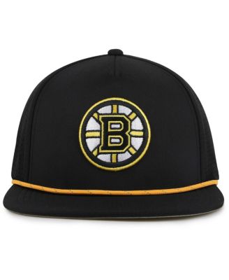 American Needle - Men's Black Boston Bruins Buxton Pro Tech Adjustable Hat