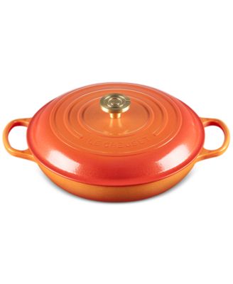 Signature 3.5-Qt. Flamme Dorée Round Braiser with Crucible Knob - 100th Anniversary Edition image
