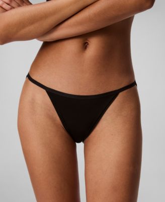 Calvin Klein - Women's Ideal Stretch Micro High-Leg String Bikini Underwear