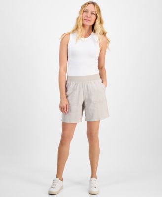 Style & Co - Women's Pull-On Utility-Pocket Shorts