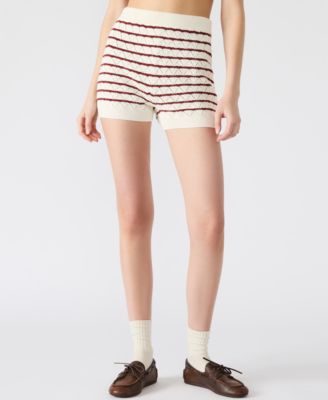 Steve Madden - Women's Pull-On Pointelle Shorts