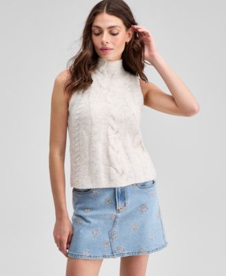 And Now This - Women's Cable-Knit Tank