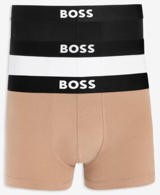 Hugo Boss - Men's 3pk. Solid Logo Trunks