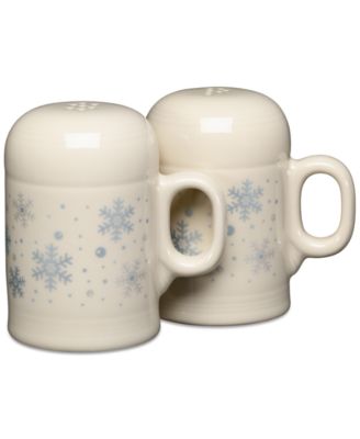 Linen Snowflakes Rangetop Large Salt & Pepper Shakers, Exclusively at Macy's image