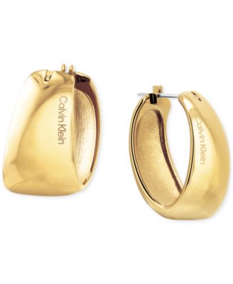 Calvin Klein - Small Modern Purity Hoop Earrings, 0.97"