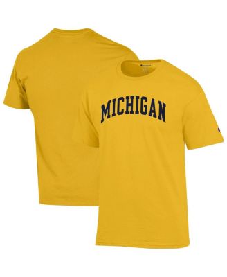 Champion - Men's Maize Michigan Wolverines Basic Arch T-Shirt