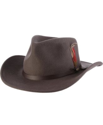 Scala - Men's Crushable Felt Outback Hat