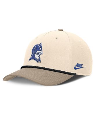 Nike - Men's Natural Duke Blue Devils Rise Legacy Throwback Logo Adjustable Hat