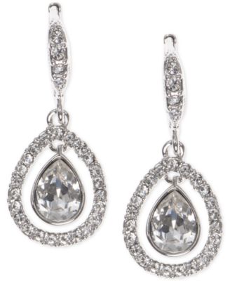 Givenchy - Crystal Orbital Pav&eacute; Drop Earrings