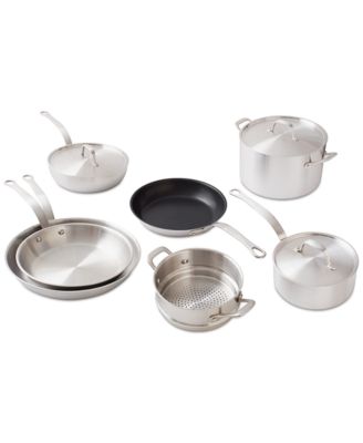 Daniel Boulud Kitchen - 10-Pc. Stainless Clad Cookware Set