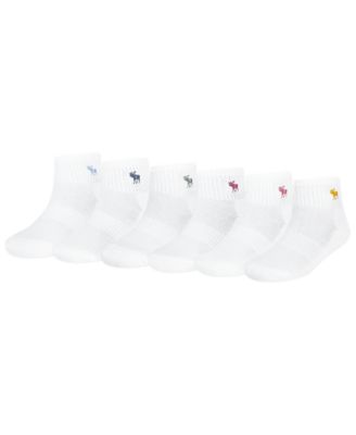 abercrombie kids - 6-Pack Neutral Ankle Socks