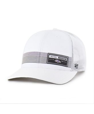 '47 Brand - Men's White Baltimore Ravens Rangefinder Trucker Adjustable Hat