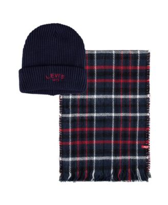 Levi's - Men's 2-Piece Beanie and Scarf Set