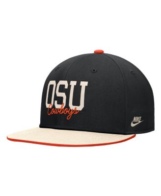 Nike - Men's Black Oklahoma State Cowboys Script Pro Dri-FIT Snapback Hat