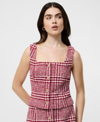 French Connection - Women's Sqaure Neck Sleeveless Top