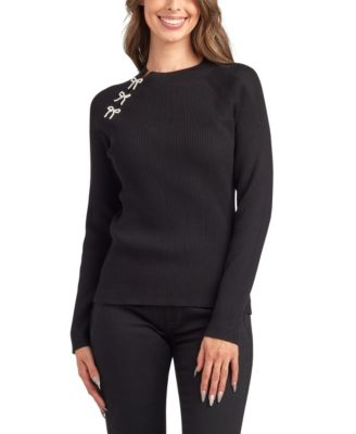 BCX - Juniors' Crewneck Pull On Sweater