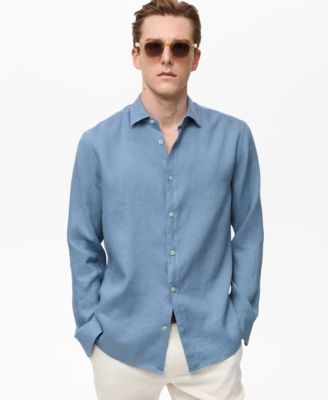 MANGO - Men's Linen Shirt