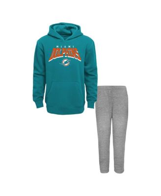 Outerstuff - Toddler Miami Dolphins Dynamic Duo Fleece Pullover Hoodie and Sweatpants Set