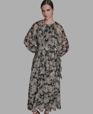 BCBG - Women's Printed Maxi Dress