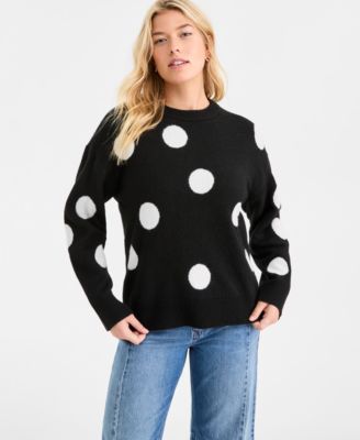On 34th - Women's Exploded Dot Pullover Sweater