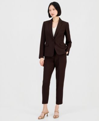 Tahari ASL - Women's One-Button Pantsuit