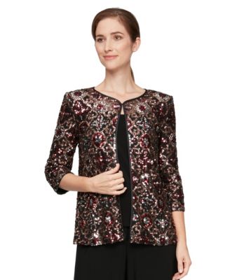 Alex Evenings - Women's Twinset Jacket