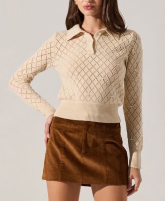 ASTR the Label - Women's Aspyn Collared Sweater