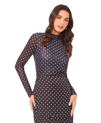 CeCe - Women's Turtleneck Fitted Long-Sleeve Top