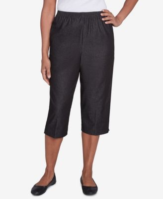 Alfred Dunner - Petite Pull-On Capri Jeans