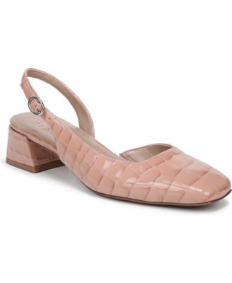 Naturalizer - Jayla Mid-Heel Square Toe Slingback Pumps