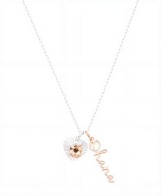 Lilo and Stitch "Ohana" Pendant Necklace image