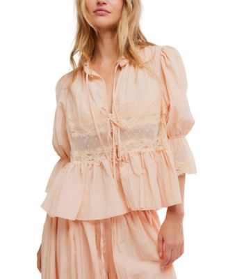 Women's Forever Young Bed Jacket Top image