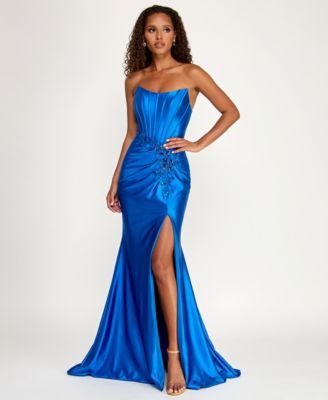 Say Yes - Women's Strapless Maxi Dress
