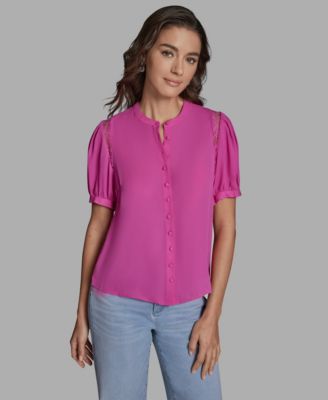 BCBG - Women's Button Front Top